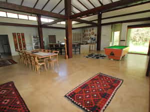Dining, Kitchen and Pool table