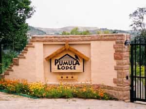 The colourful entrance hints at what to expect.