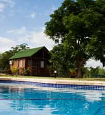 view from swimming pool