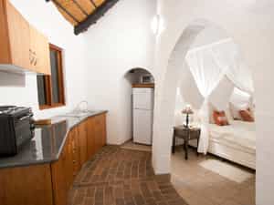 Kitchen and bedroom view