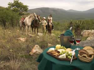 Have a break while riding in the Reserve and enjoy a meal!