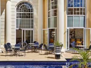Outside Pool area and Stella Bar & Cafe