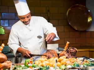 The Cathedral Peak Hotel Buffet is fit for a King