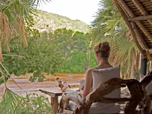 Read your favourite book as you relax on your tent deck
