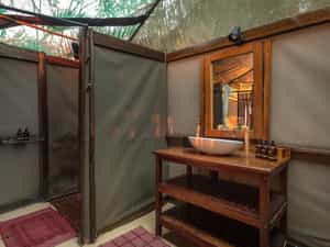 guest tent bathroom