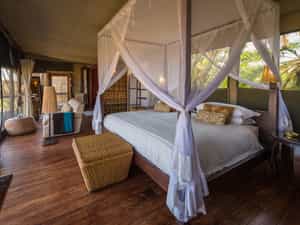 Guest tent interior