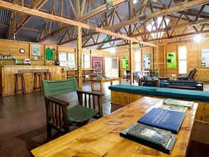 All chimpanzee treks start at the Visitor Centre