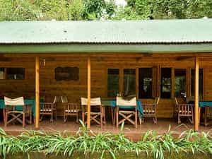 Delicious meals are served at the Visitor Centre veranda