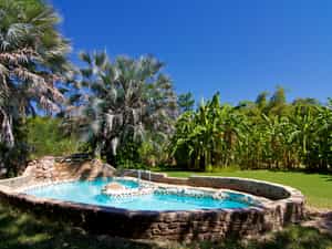 Sparkling pool to beat the heat of Kaokoland 