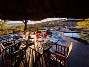 Lunch on the main deck