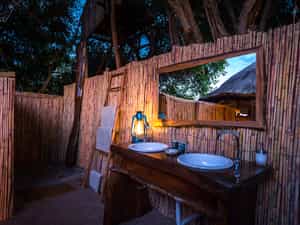 Outdoor bathroom