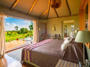 Keekorok Family Tent with a plunge pool