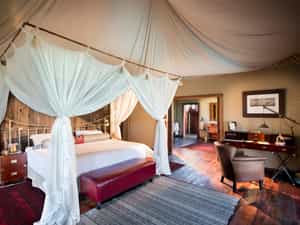 Duba Plains Guest Tent Interior