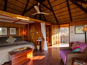 Eight luxury en-suite chalets all with river views echo the colours of Africa. Here lies promise of excitement by day; tranquillity by night. 