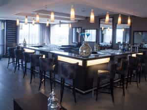 Enjoy a cocktail while overlooking breathtaking views.