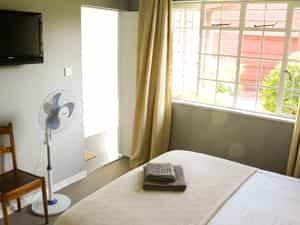 Crisp, clean modern bedrooms with en suite bathroom, free Wifi and DSTV+sport