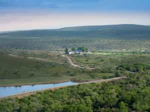 Tucked between the Great Fish River on one side and a large dam on the other, ensuring a constant stream of wildlife wandering by