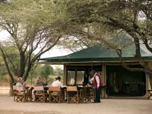 The Guest Mess Area - Classic Tented Camp style