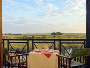 Each bungalow has a terrace with an amazing view of the surrounding landscape.