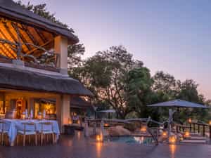 Jock Safari Lodge at Sunset