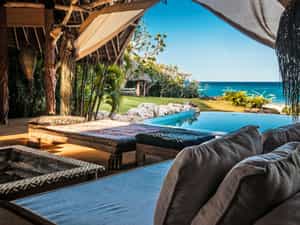 Spacious open lounge area