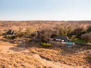 The camp from over the Klaserie River