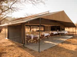 Mess tent from outside