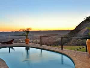 Beautiful views over surrounding landscape, whilst relaxing