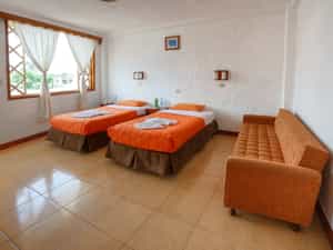 Two twin size beds