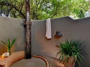 Riverine outside shower