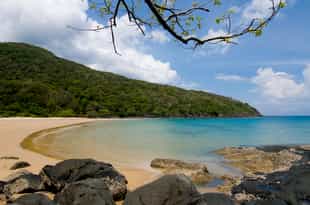 Lay your towel out on Dam Trau beach