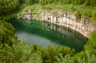 Hike to the crater lake of Tritriva near Antsirabe