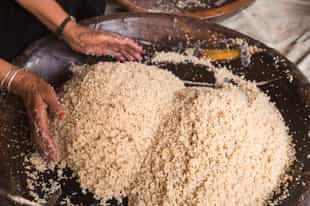 Go olive oil tasting and couscous rolling in Fez