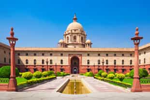 See the residence of the President of India, Delhi
