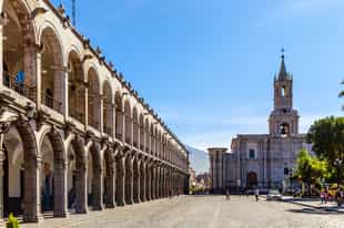 Witness the unique architecture of Arequipa