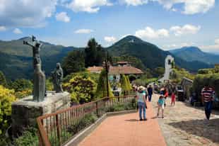 Go on a hike up Bogota's Monserrate mountain range