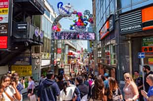 Walk down Takeshita Street in Tokyo