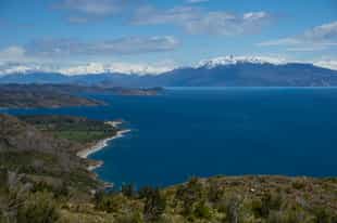 Cycle past the Lago General Carrera to Tranquilo