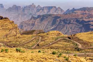 Enjoy the panoramic views from Simien Mountains