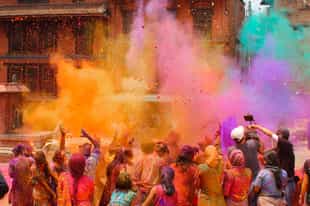 Attend a festival celebration in Kathmandu