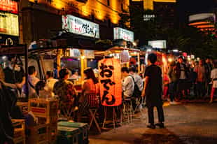 Go on a foodie tour in Fukuoka's Tenjin district