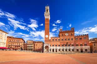 Marvel at the Palazzo Pubblico in Siena