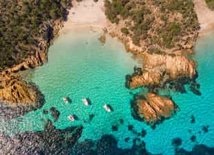 Swim in the crystal clear waters of Sardinia