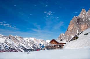 Go on a skiing safari in Sellaronda, The Dolomites