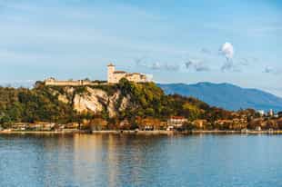 See the historic Rocca di Angera, Lake Maggiore