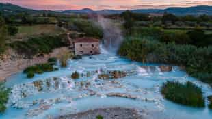 Bathe in the Saturnia thermal waterfalls