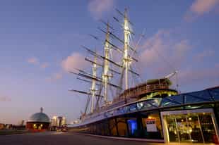 Board the historic Cutty Sark clipper