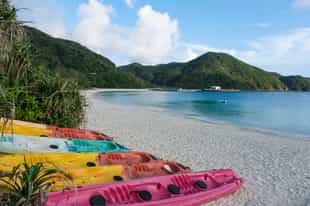 Explore the Kerama & Kume Islands on a kayak