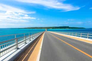 Drive over the Irabu Bridge, Miyako Islands
