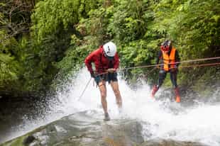 Try out waterfall canyoning in Iriomote Island